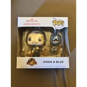 Hallmark Ornaments Jurassic World Owen & Blue Christmas Tree Ornament NEW